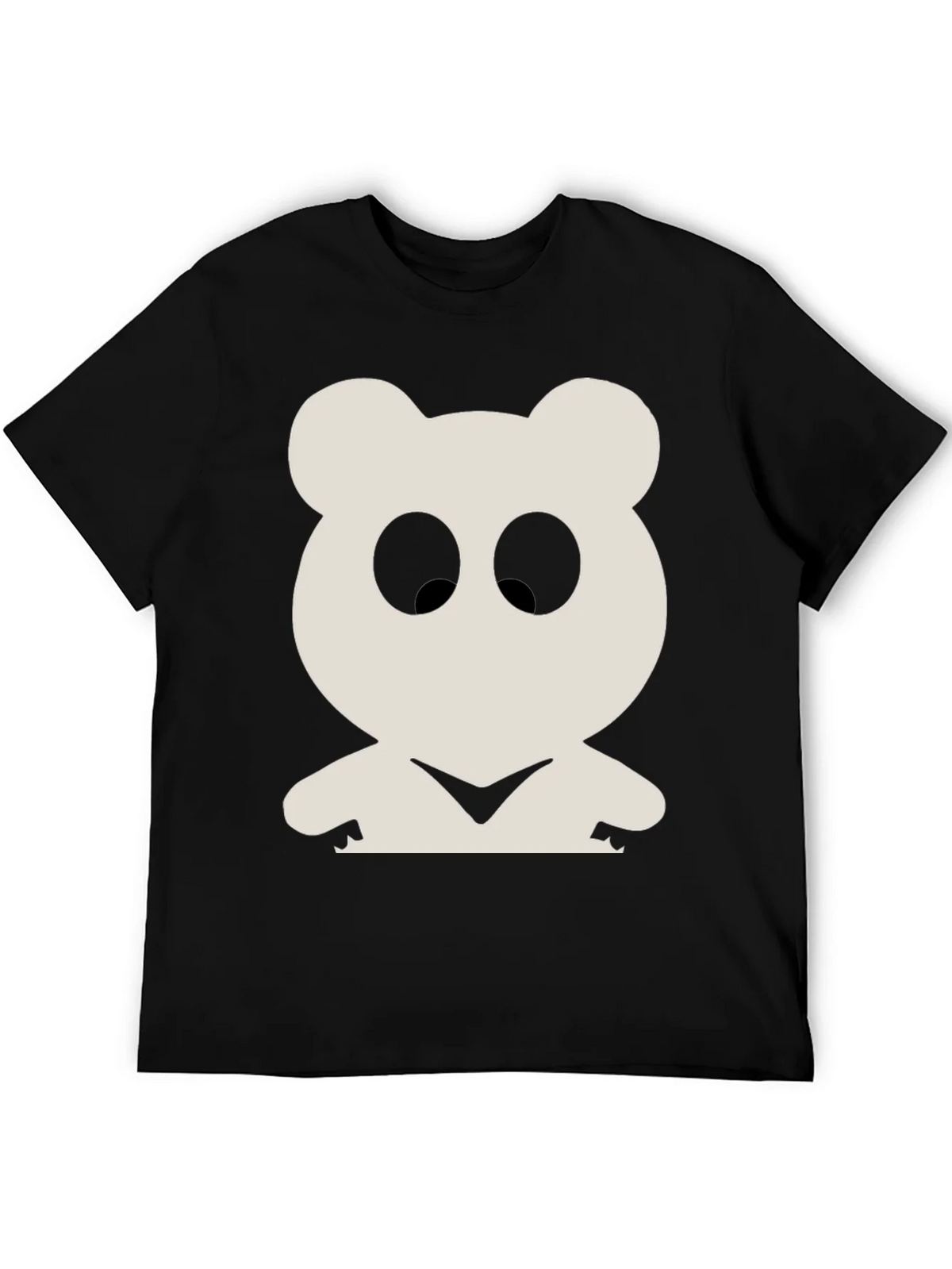Bear Graphic Tee - Black Unisex T-Shirt product image 5