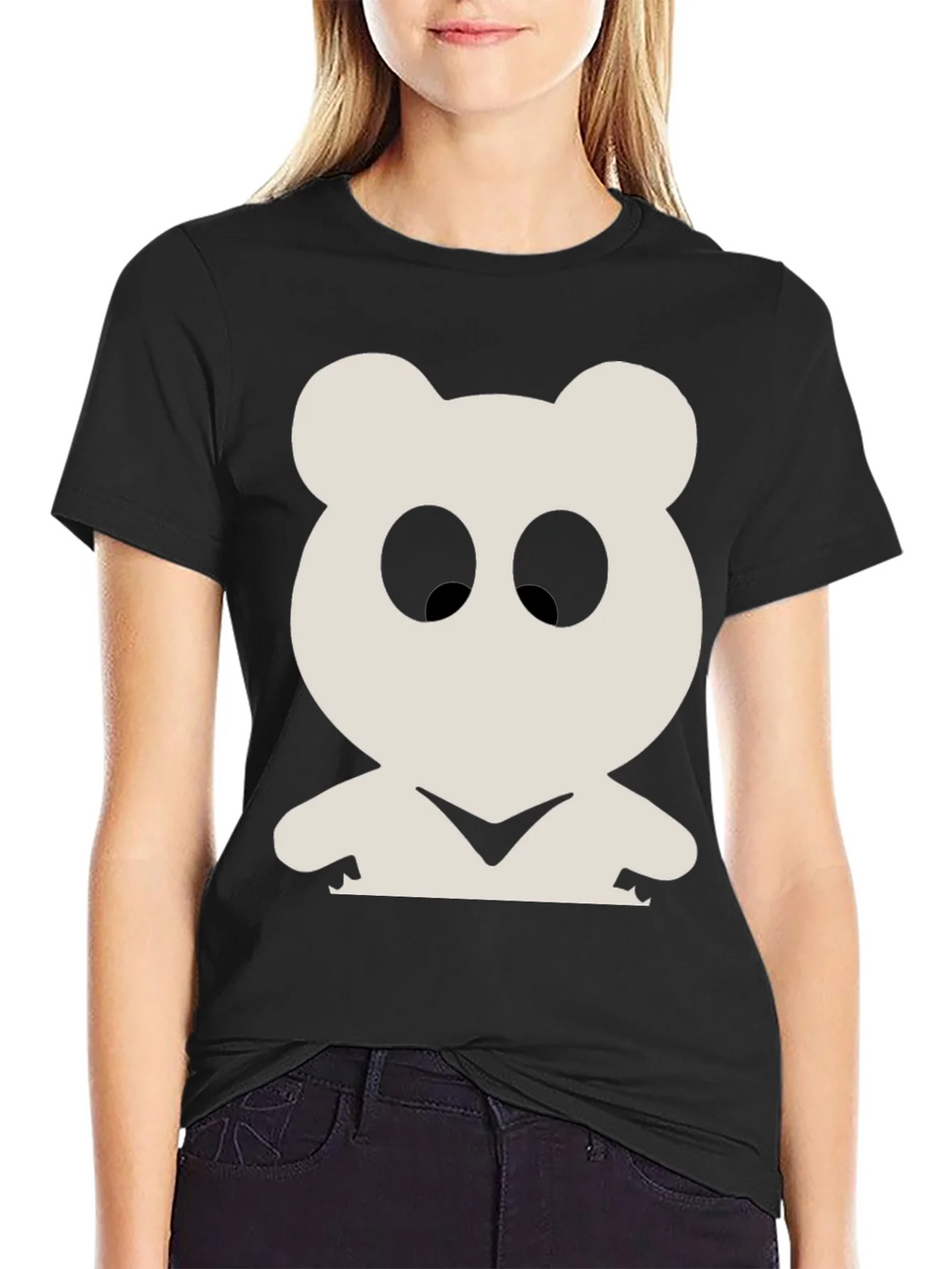 Bear Graphic Tee - Black Unisex T-Shirt product image 2