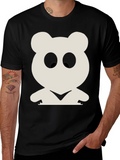 Bear Graphic Tee - Black Unisex T-Shirt product image 1