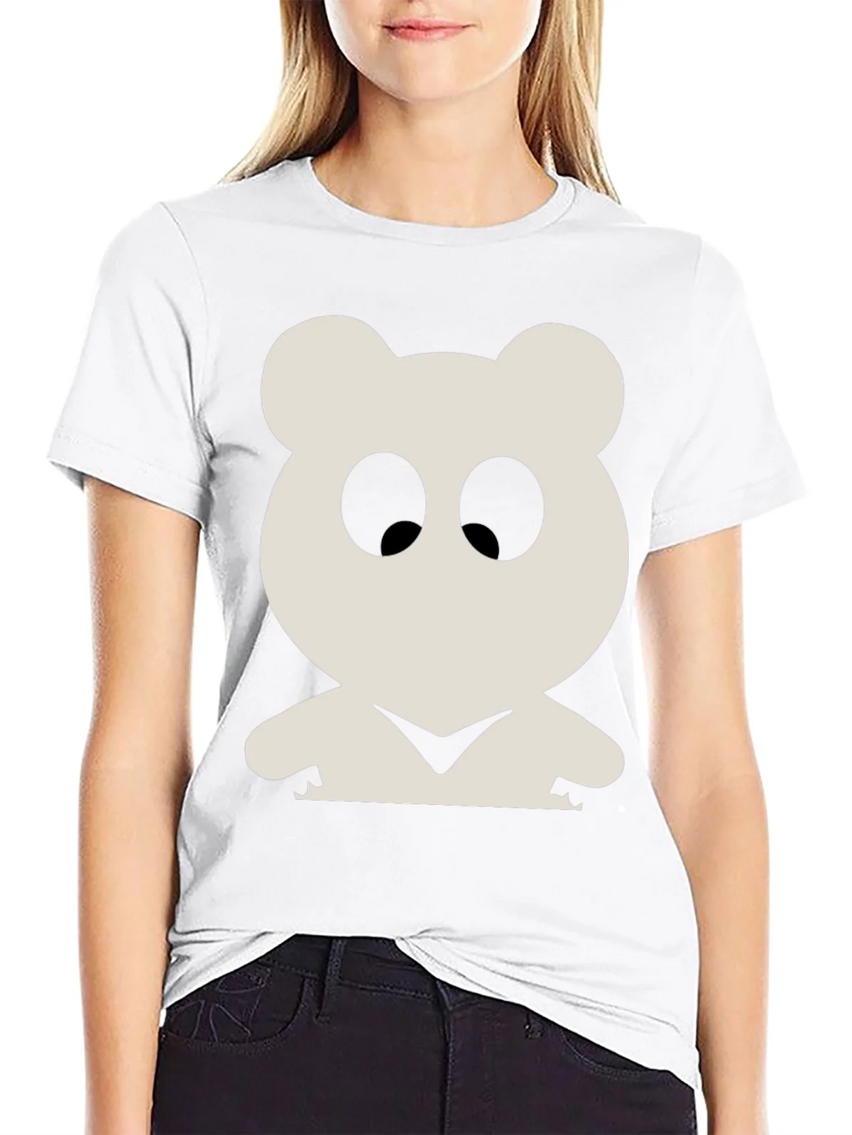 Bear Graphic Tee - Black Unisex T-Shirt product image 8