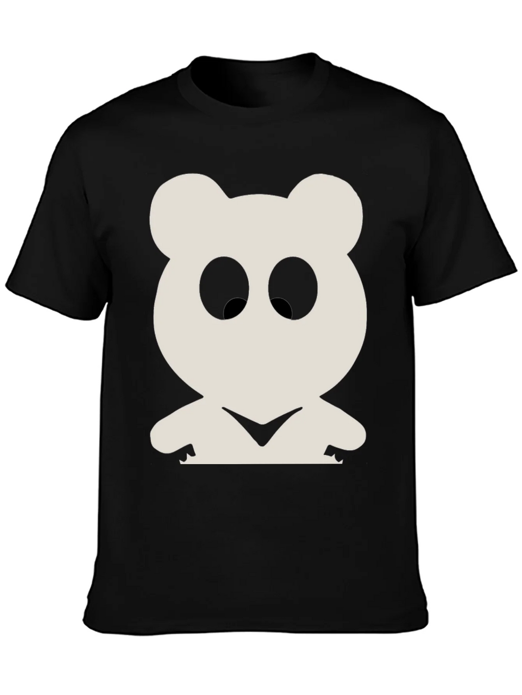 Bear Graphic Tee - Black Unisex T-Shirt product image 3