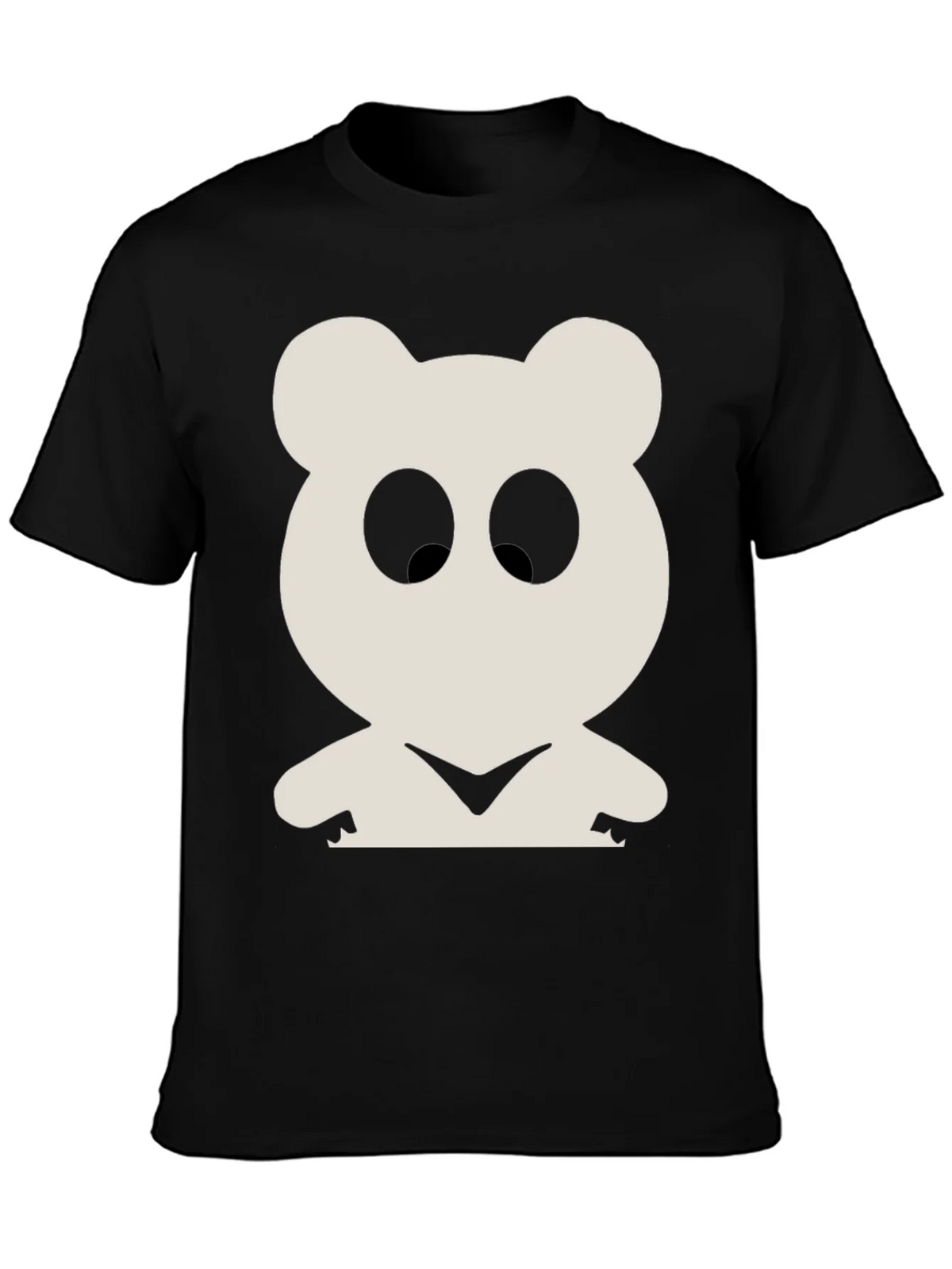 Bear Graphic Tee - Black Unisex T-Shirt product image 3