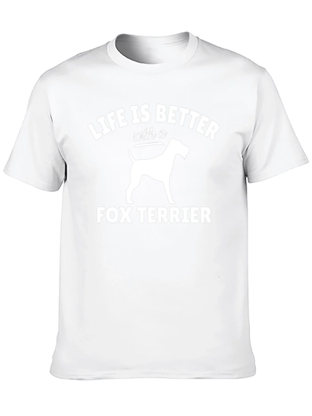 Life is Better Fox Terrier T-Shirt - Black product image 5
