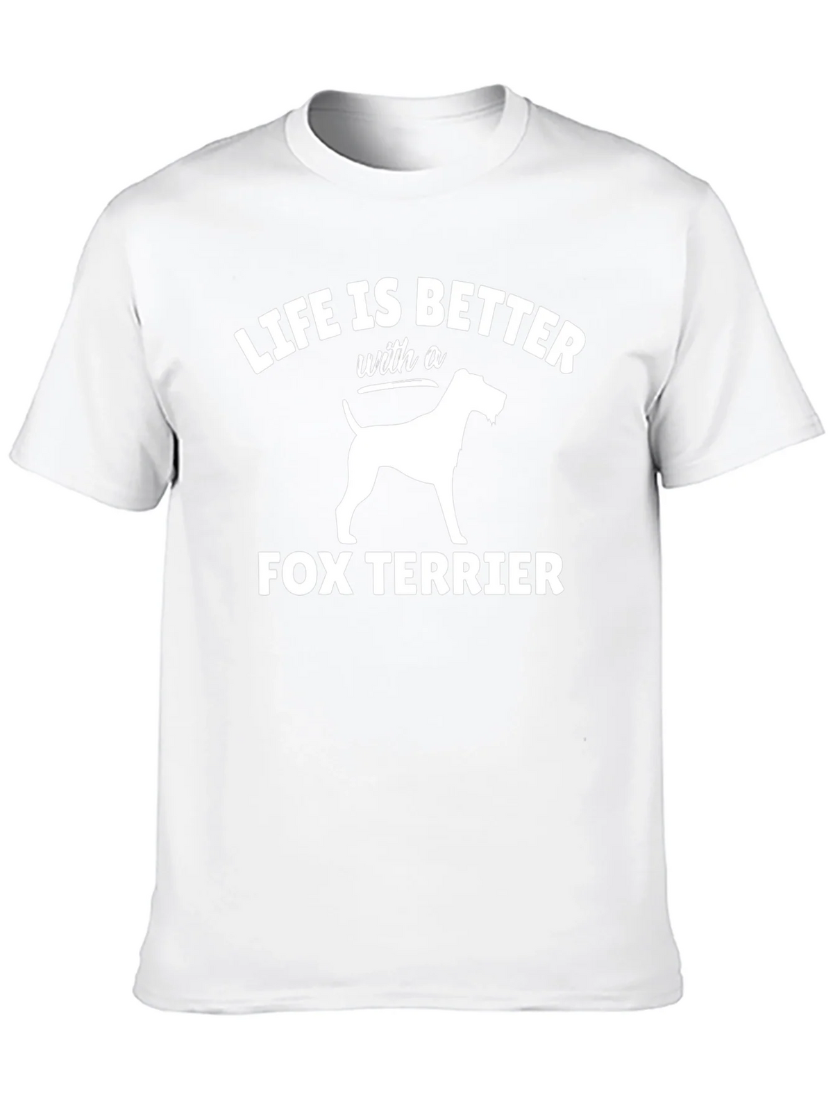 Life is Better Fox Terrier T-Shirt - Black product image 5