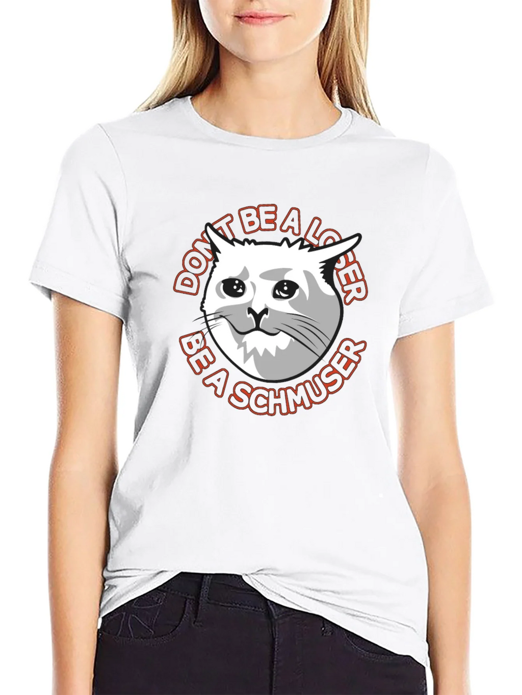 Dont Be a Loser Cat Meme Graphic T-Shirt product image 6