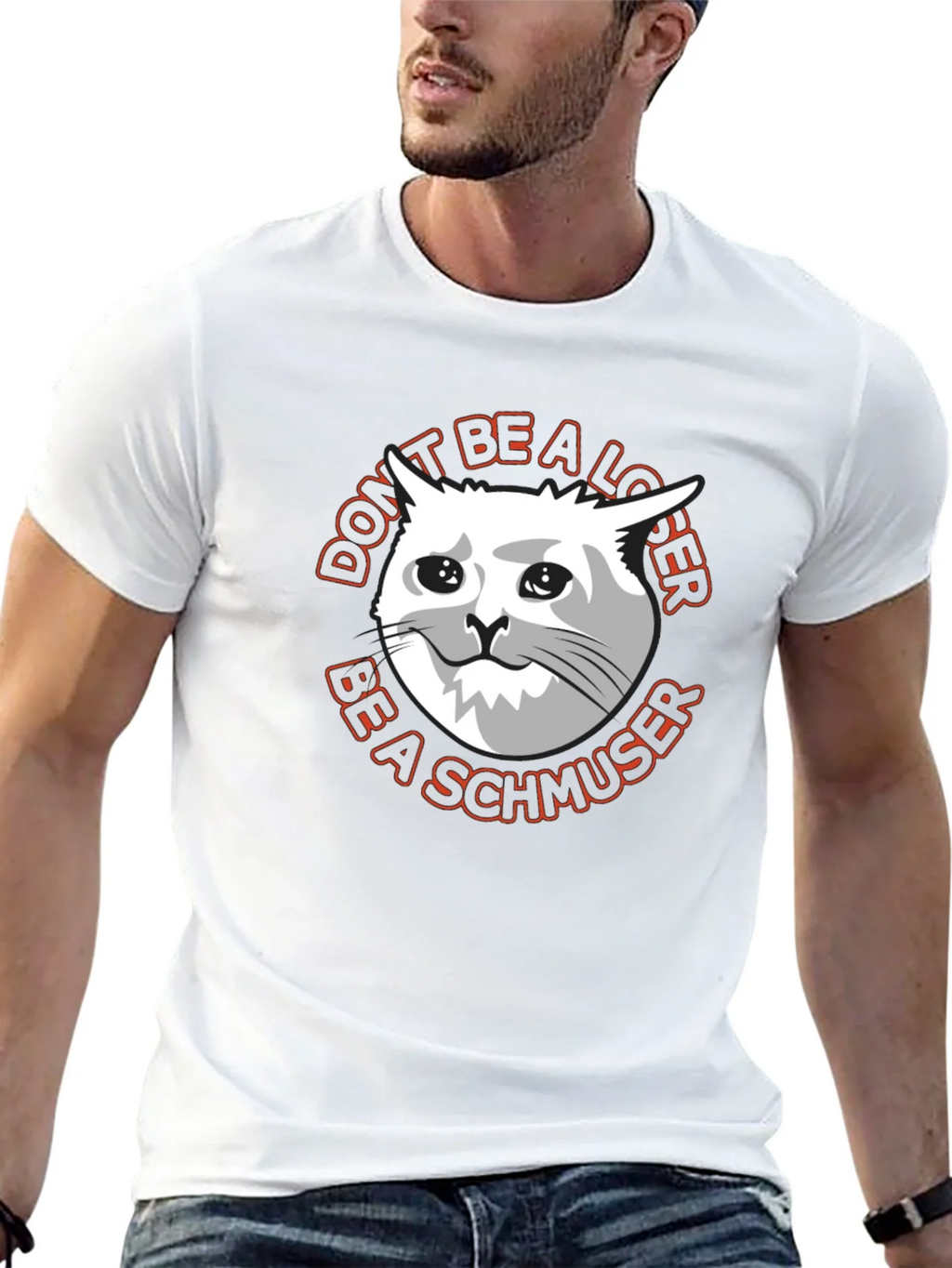 Dont Be a Loser Cat Meme Graphic T-Shirt product image 8