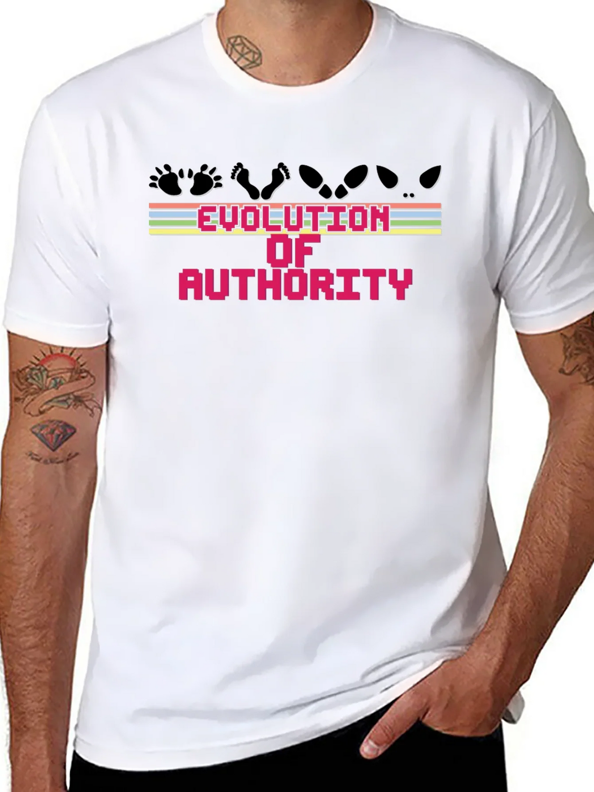 Evolution of Authority Graphic Tee product image 7