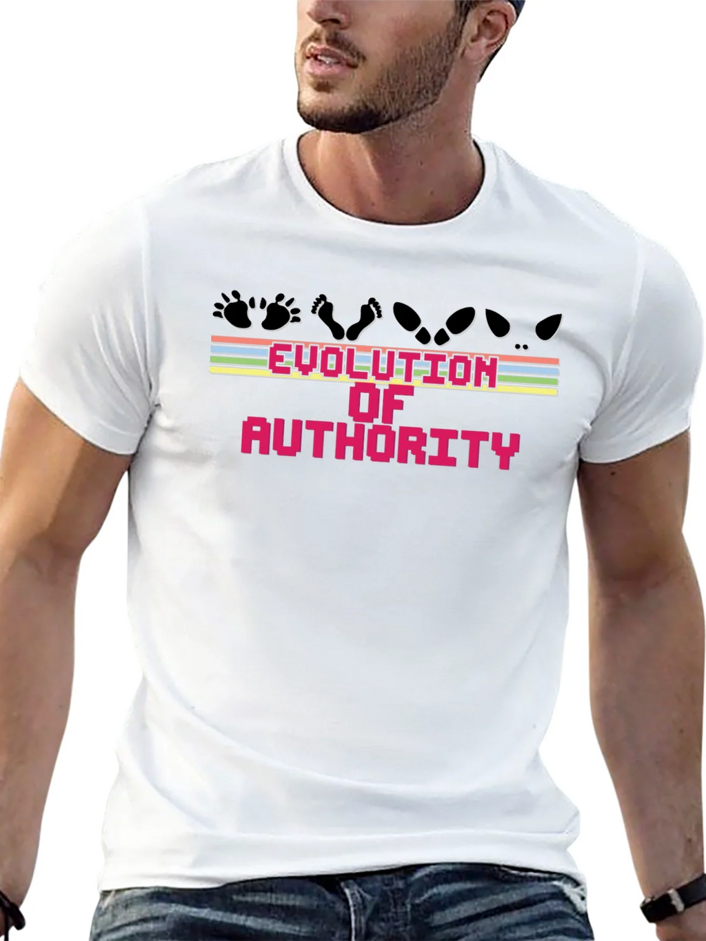Evolution of Authority Graphic Tee product image 12