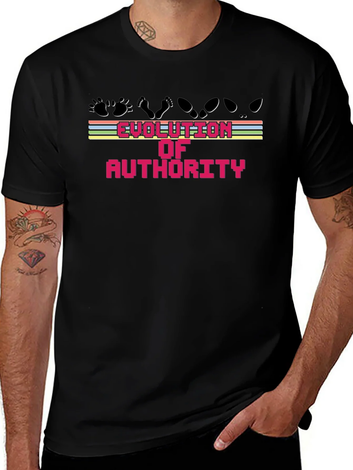 Evolution of Authority Graphic Tee product image 1