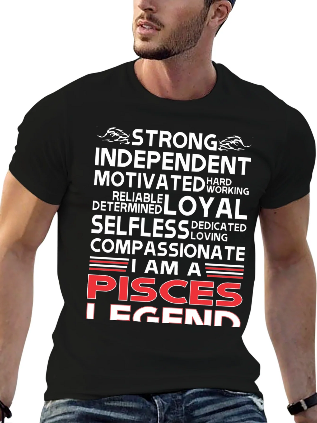 Pisces Legend T-Shirt - Strong Independent Compassionate product image 2