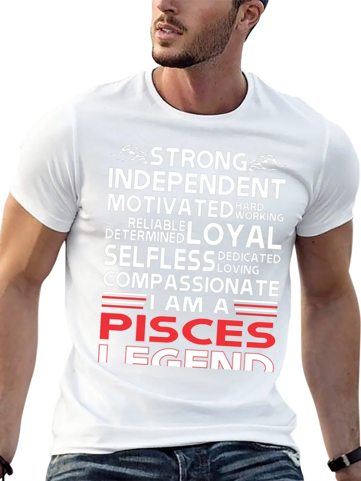 Pisces Legend T-Shirt - Strong Independent Compassionate product image 6