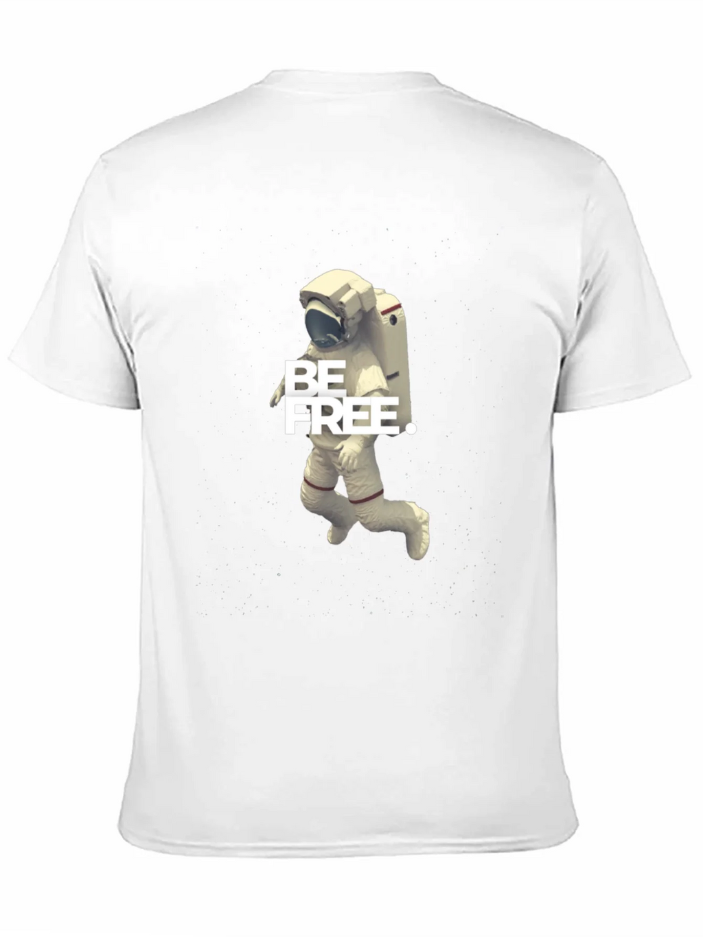 Be Free Astronaut Graphic Tee - Black Cotton Blend product image 6