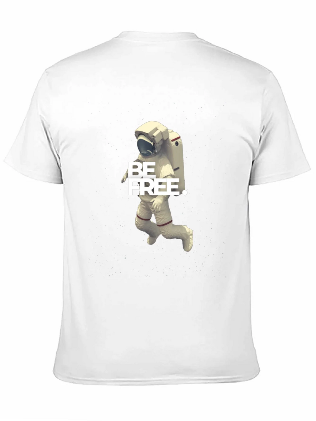 Be Free Astronaut Graphic Tee - Black Cotton Blend product image 6