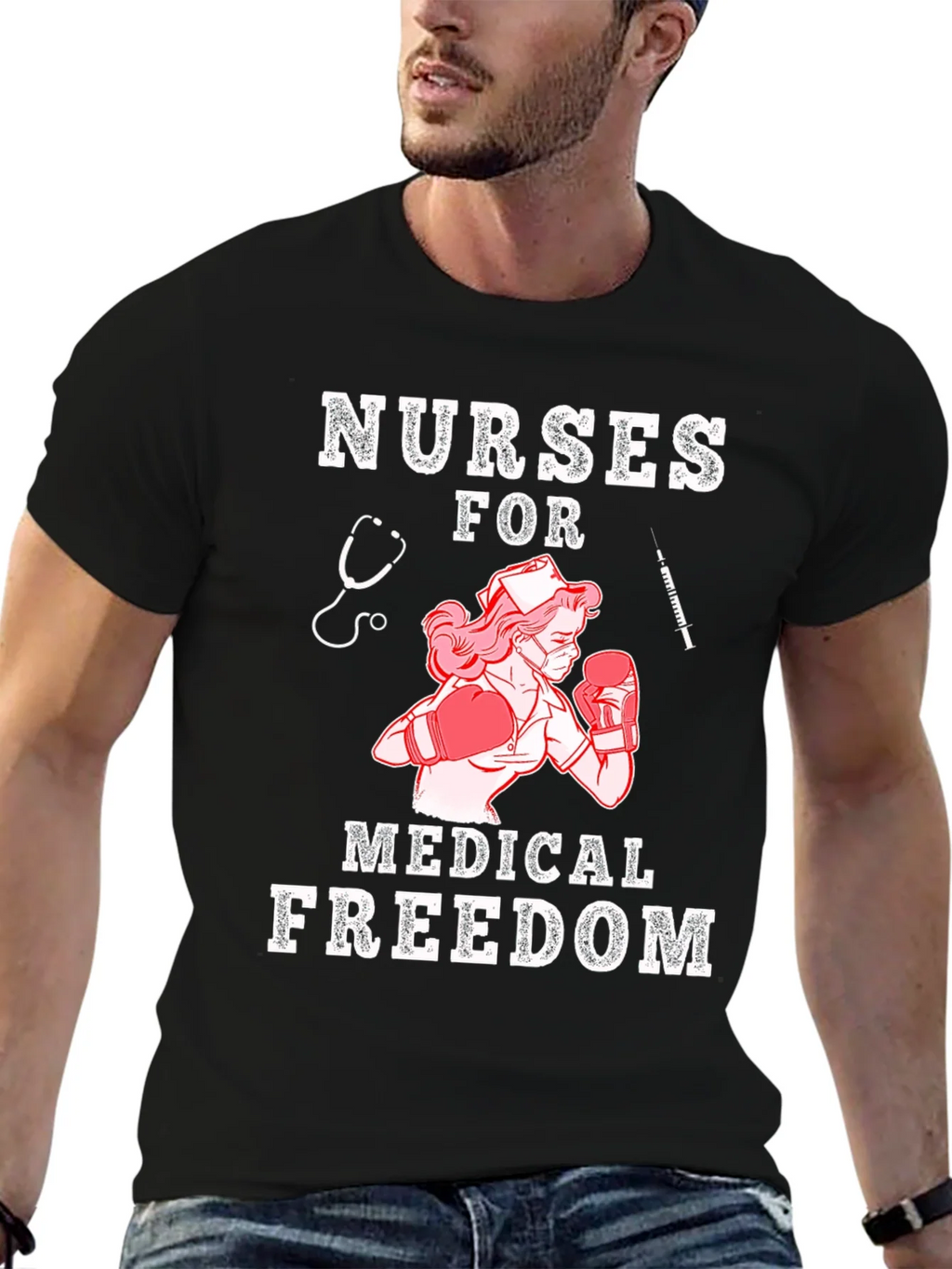 Nurses For Medical Freedom Graphic Tee product image 6