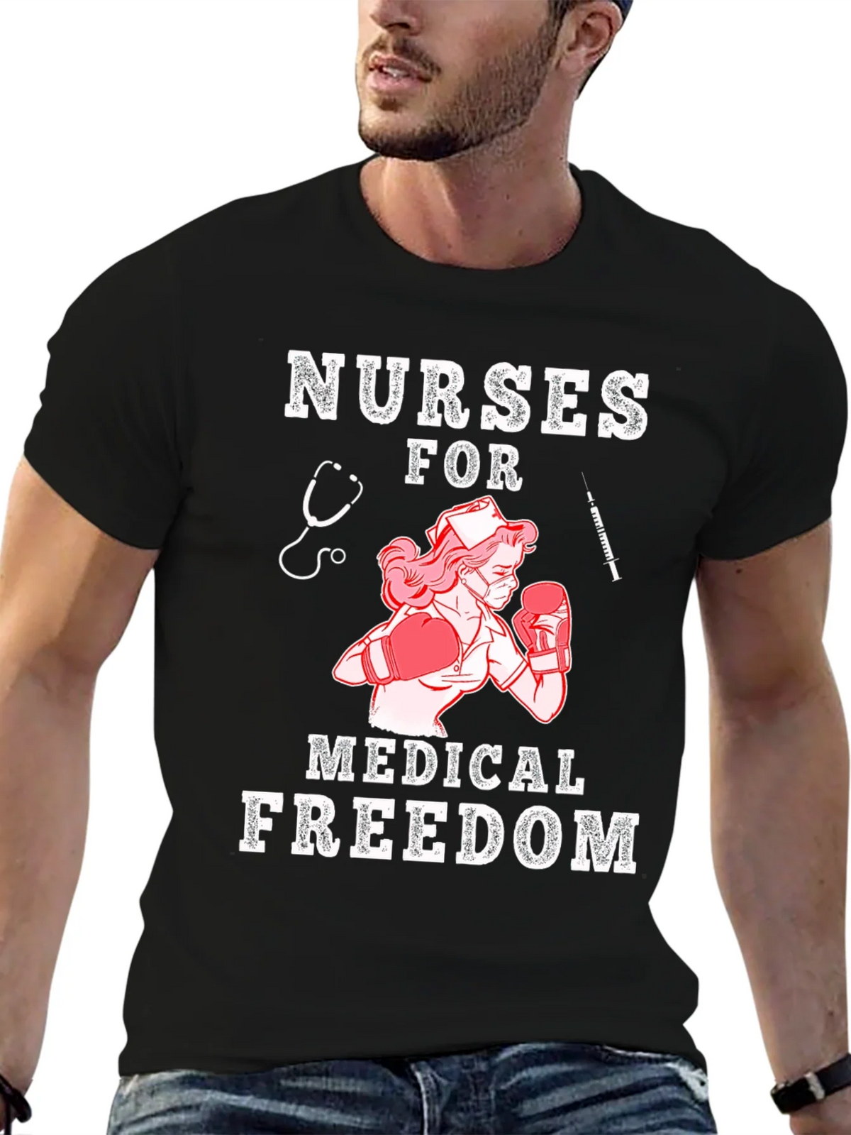 Nurses For Medical Freedom Graphic Tee product image 6