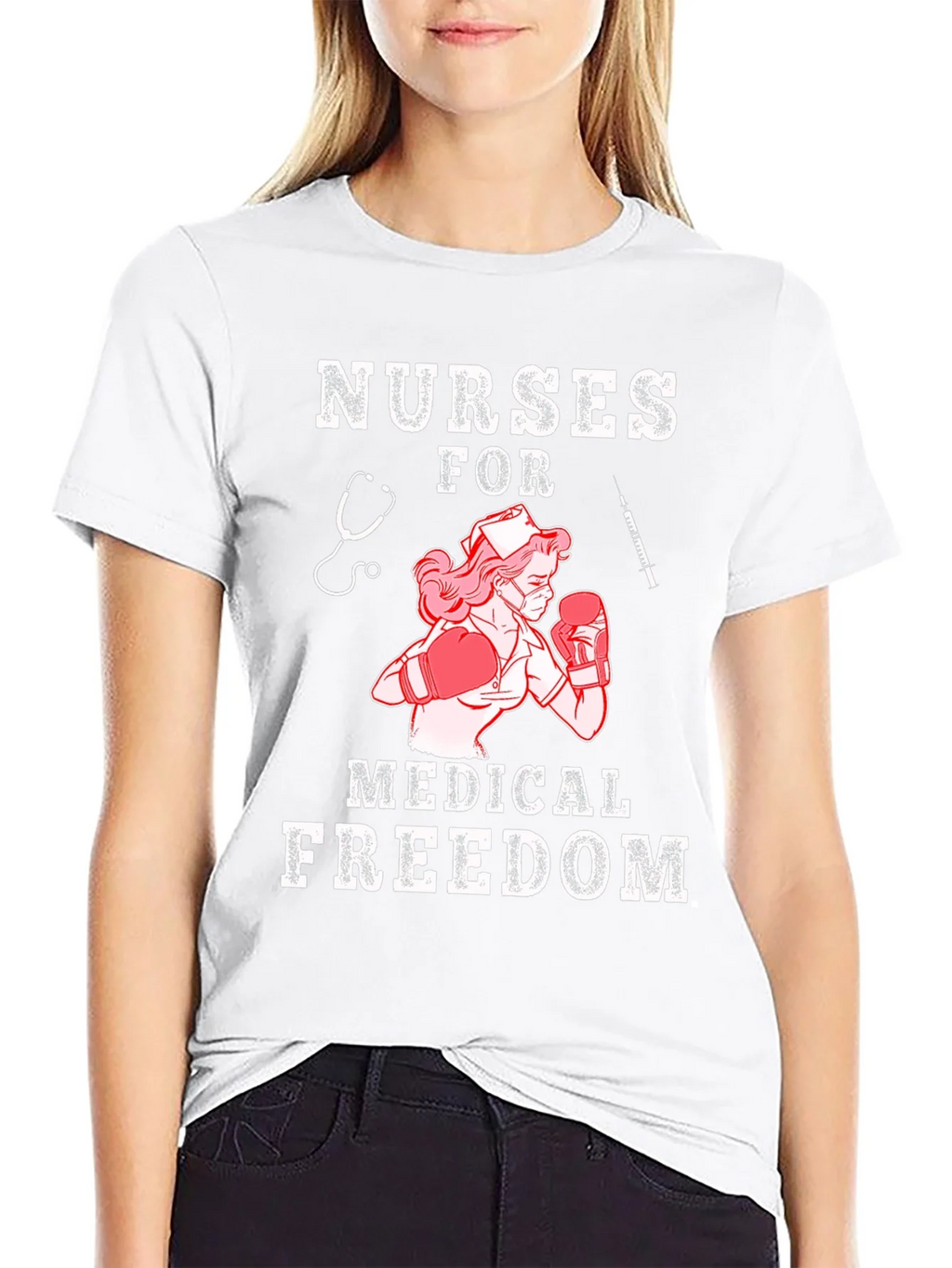 Nurses For Medical Freedom Graphic Tee product image 8