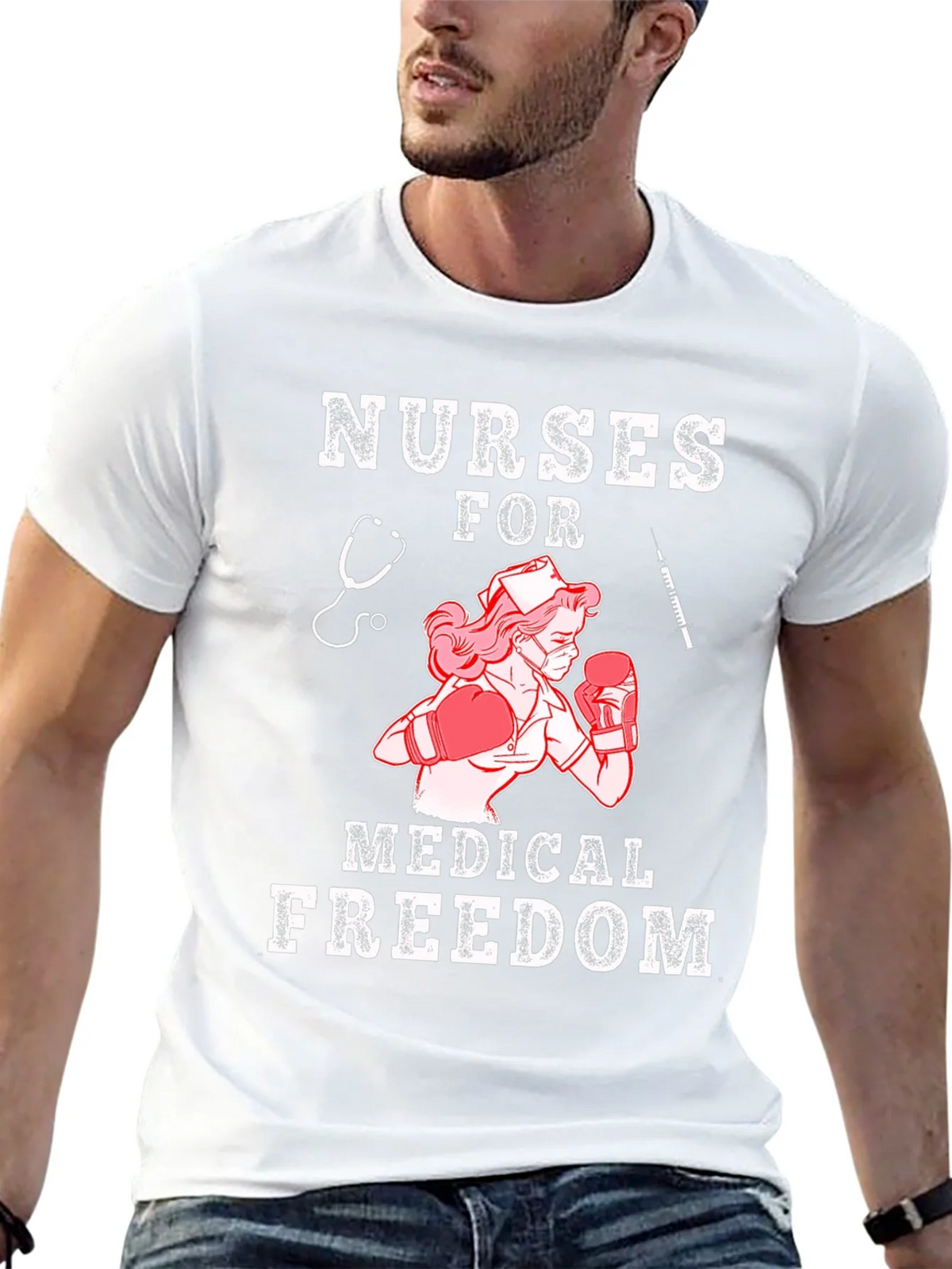 Nurses For Medical Freedom Graphic Tee product image 12