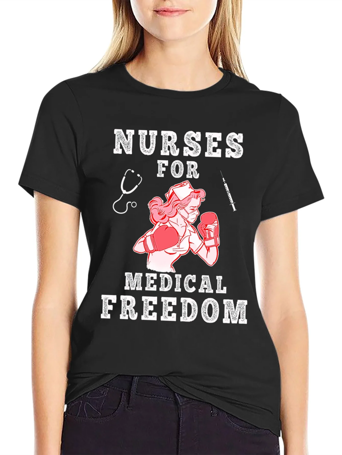 Nurses For Medical Freedom Graphic Tee product image 2