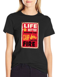 Life is Better Around Campfire T-Shirt product image 1