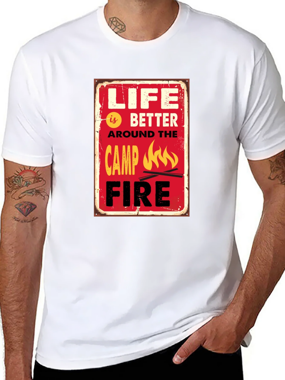 Life is Better Around Campfire T-Shirt product image 6