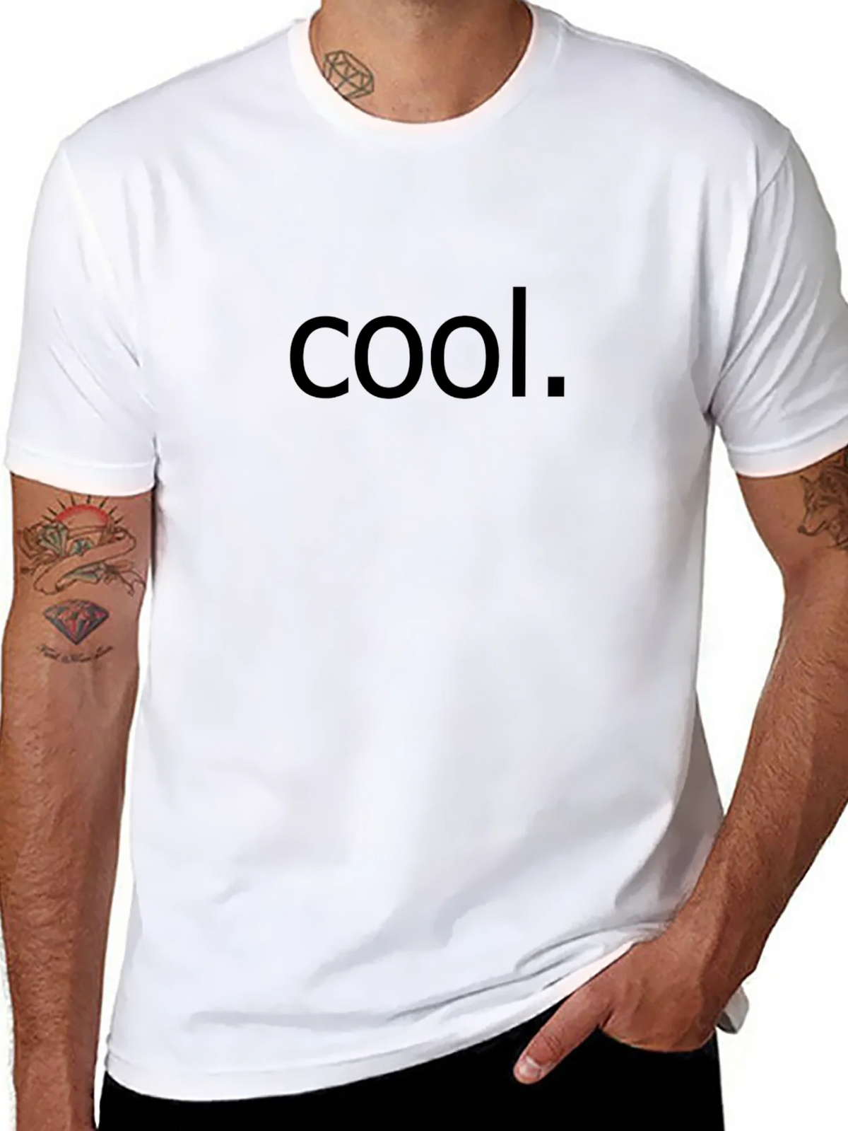 Cool Statement T-Shirt - Classic Black Tee product image 7