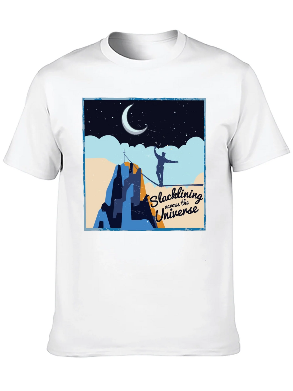 Slacklining Across the Universe Graphic T-Shirt product image 6