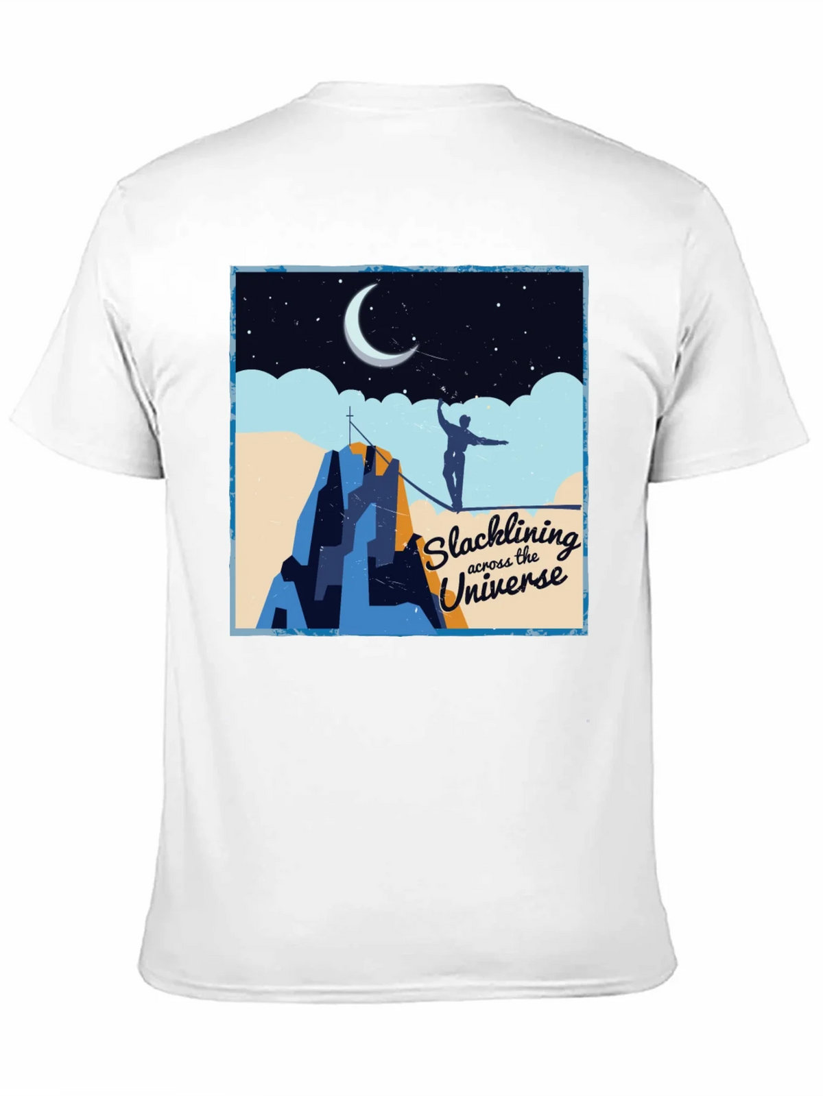 Slacklining Across the Universe Graphic T-Shirt product image 7