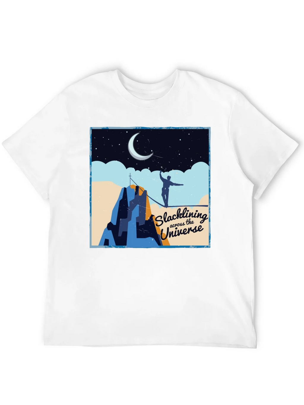 Slacklining Across the Universe Graphic T-Shirt product image 8