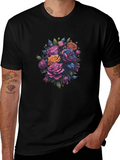 Floral Bouquet Black T-Shirt product image 1