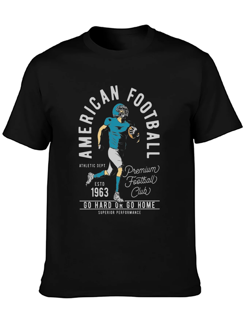 American Football Club Black Graphic T-Shirt product image 3