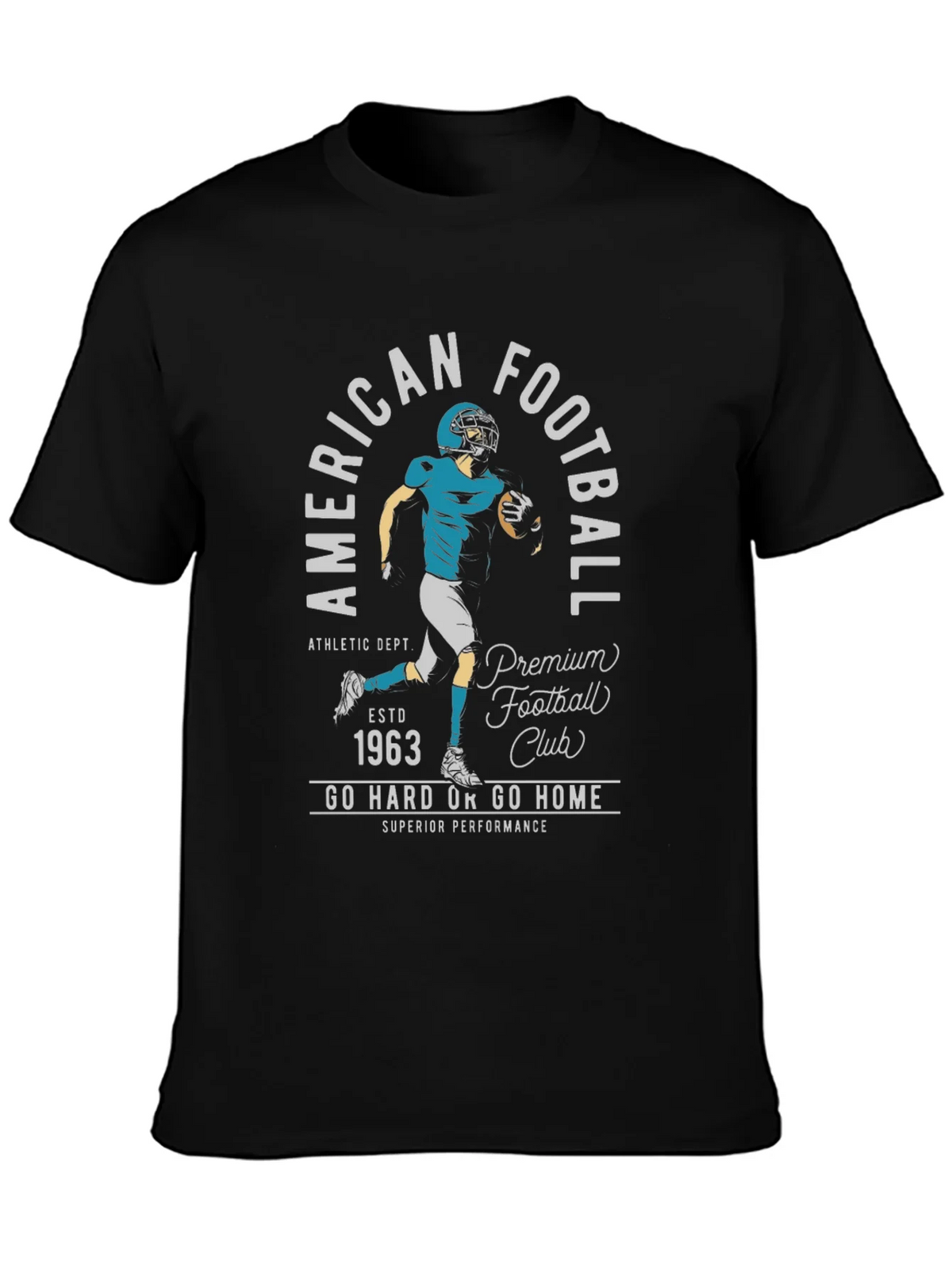 American Football Club Black Graphic T-Shirt product image 3