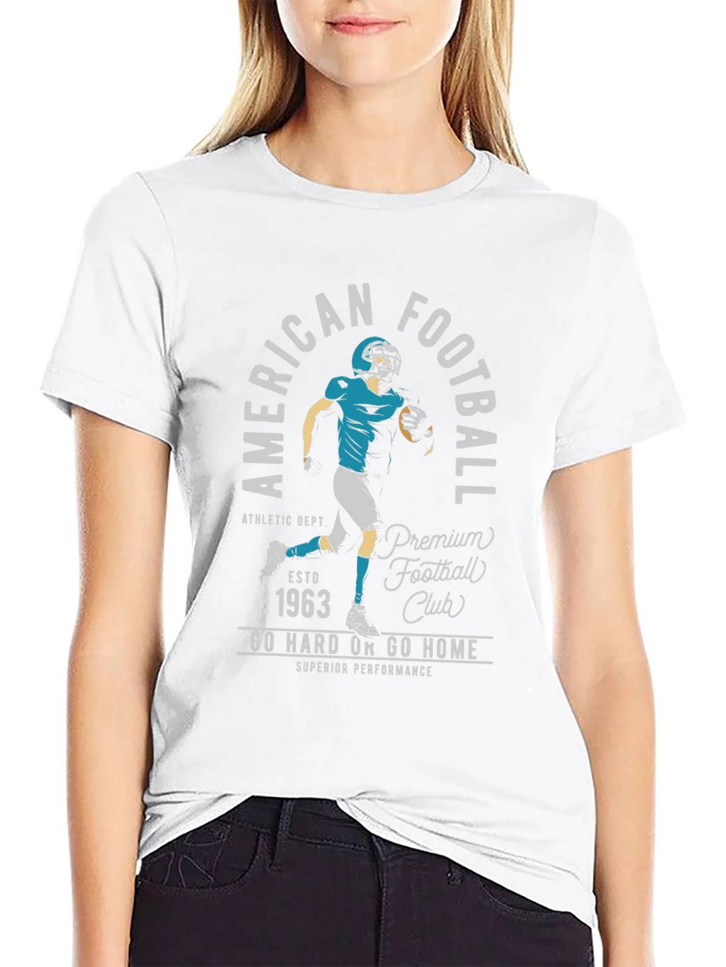 American Football Club Black Graphic T-Shirt product image 6