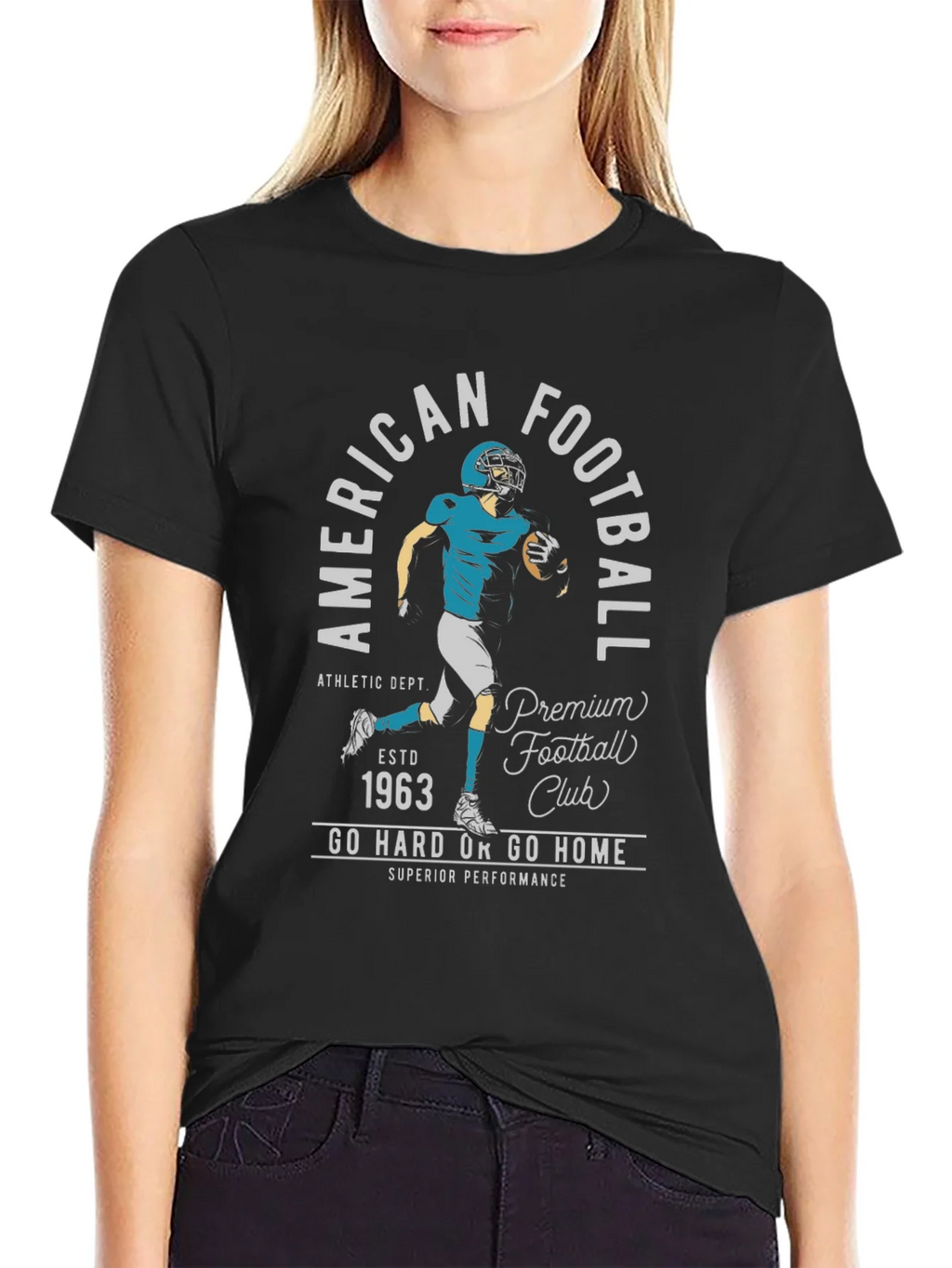 American Football Club Black Graphic T-Shirt product image 2