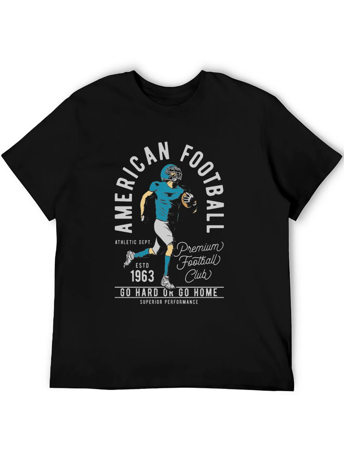 American Football Club Black Graphic T-Shirt product image 4