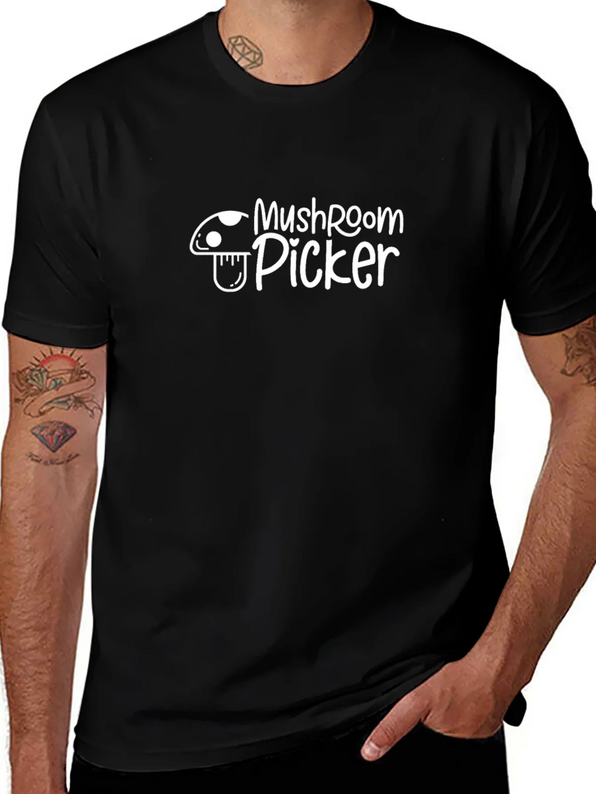 Mushroom Picker Graphic Tee product image 1