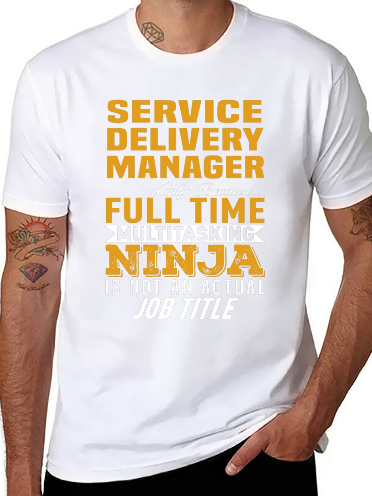 Service Delivery Manager Multitasking Ninja T-Shirt product image 7