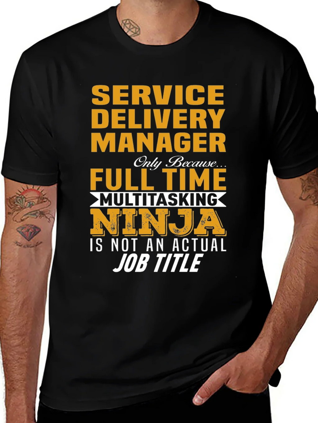 Service Delivery Manager Multitasking Ninja T-Shirt product image 1