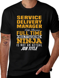 Service Delivery Manager Multitasking Ninja T-Shirt product image 1