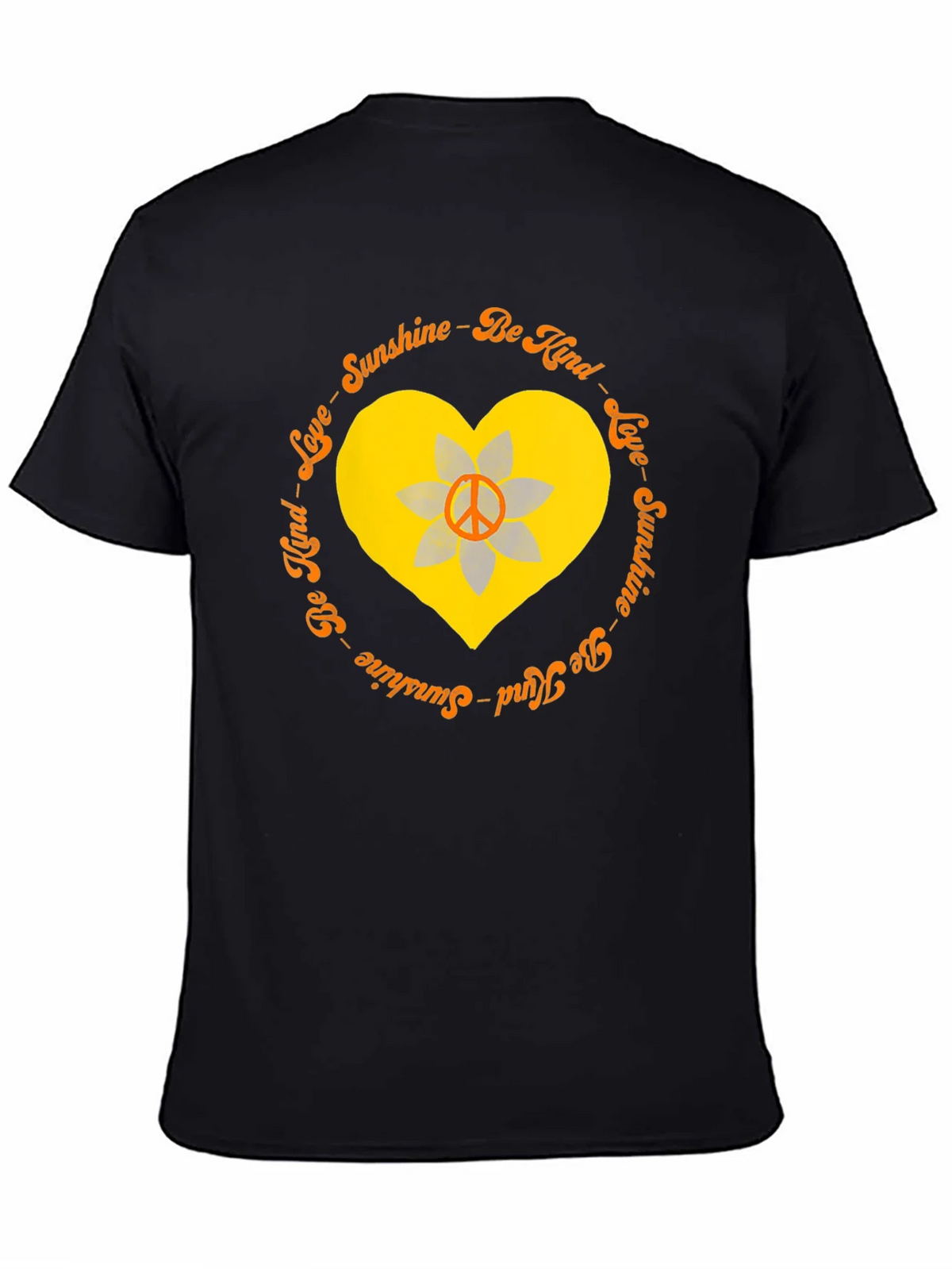 Sunshine Kind Love Heart Peace Sign T-Shirt product image 2