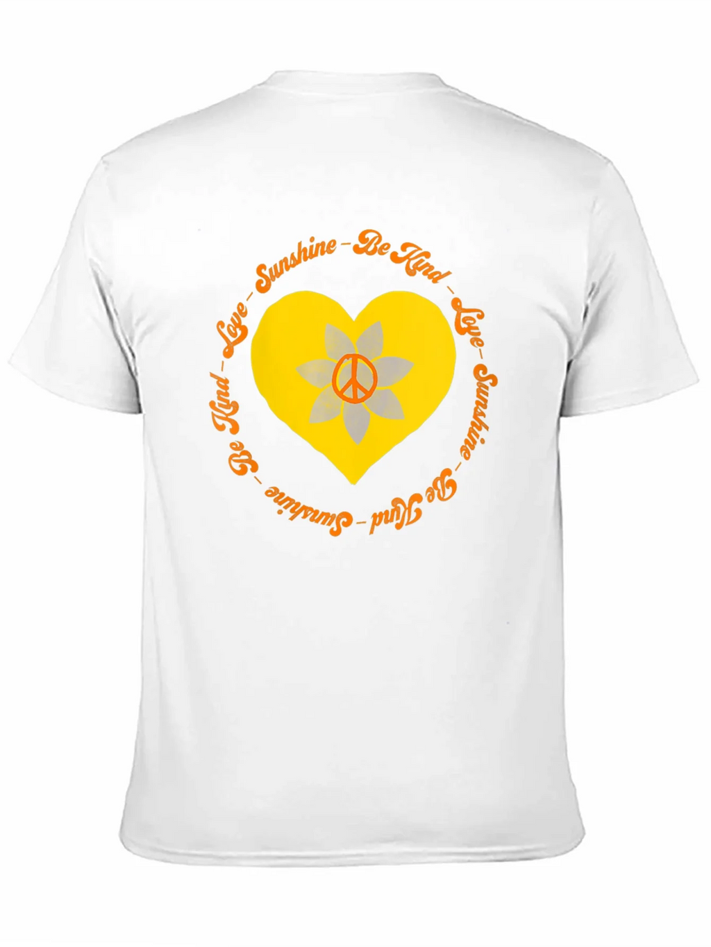 Sunshine Kind Love Heart Peace Sign T-Shirt product image 6