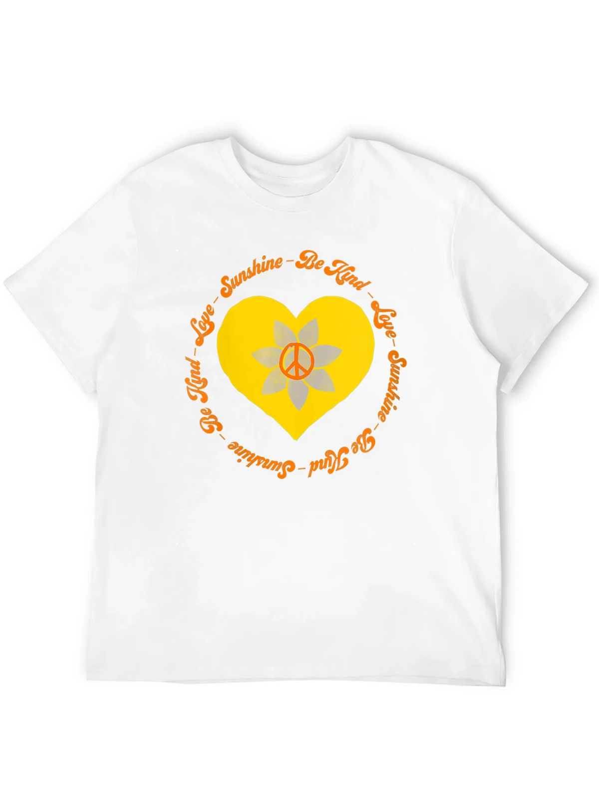 Sunshine Kind Love Heart Peace Sign T-Shirt product image 7