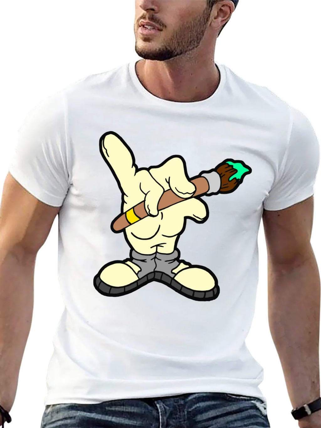 Cartoon Hand Painting Graphic T-Shirt product image 10