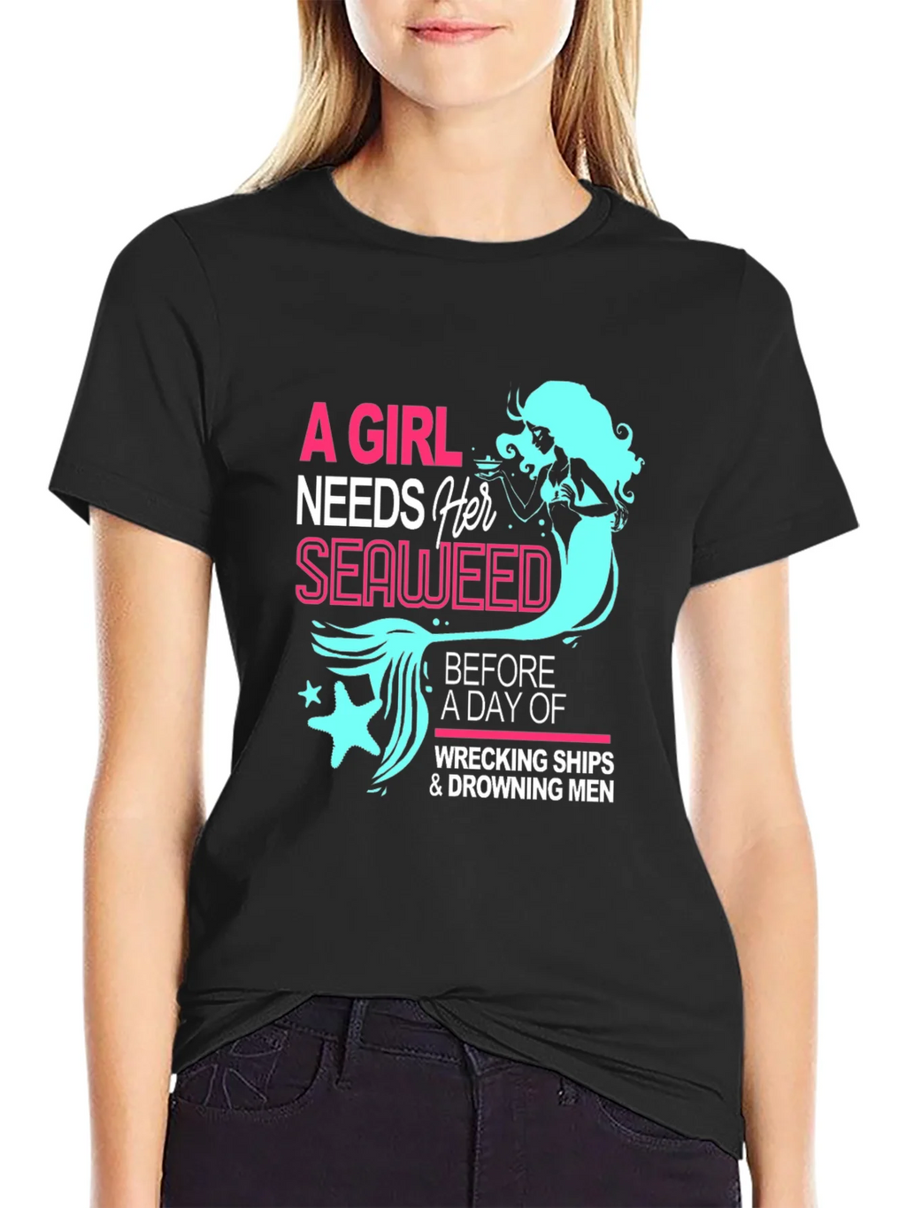 Mermaid Seaweed Graphic Tee product image 2