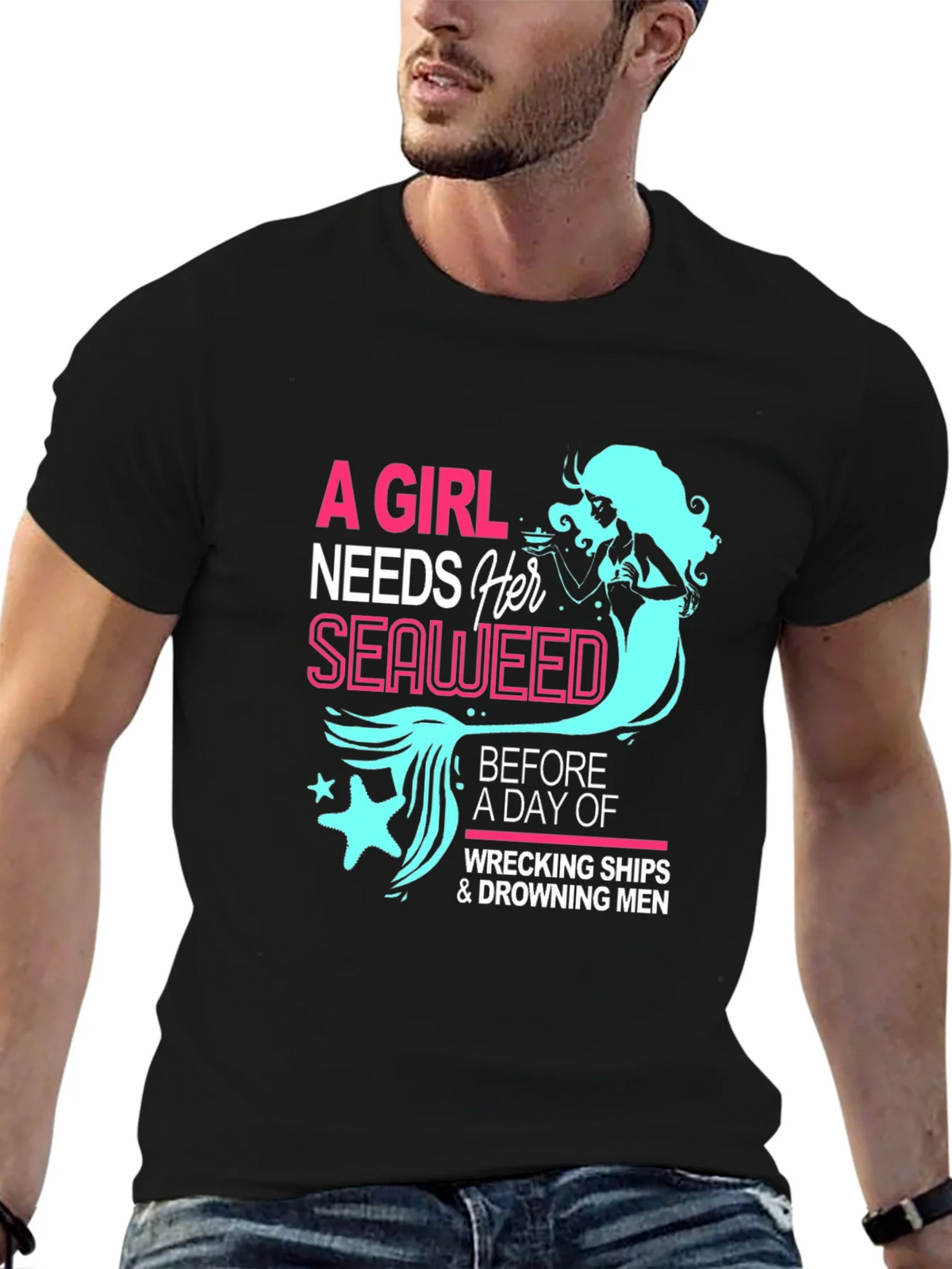 Mermaid Seaweed Graphic Tee product image 6