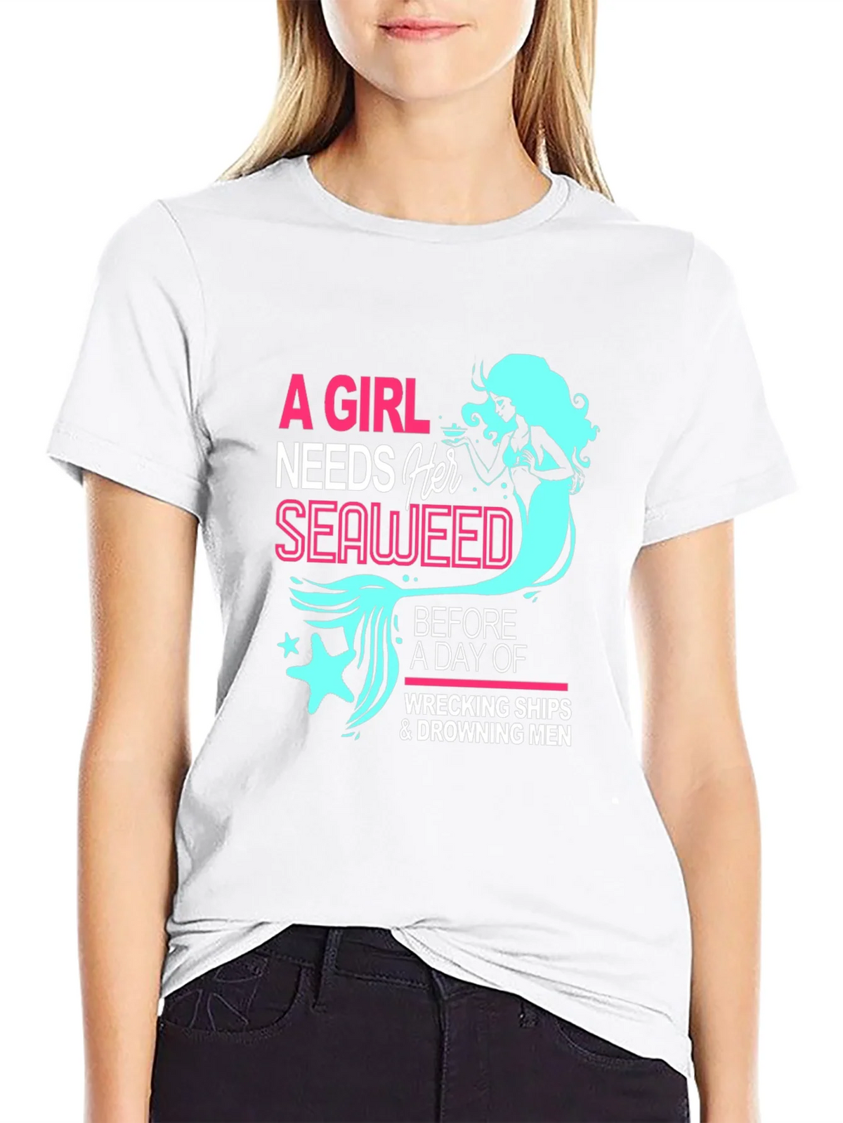 Mermaid Seaweed Graphic Tee product image 8
