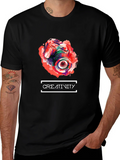 Abstract Camera Creativity T-Shirt - Unique Design product image 1