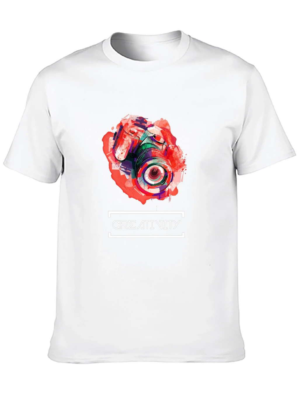 Abstract Camera Creativity T-Shirt - Unique Design product image 9