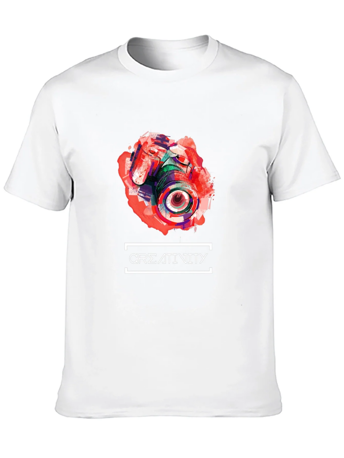 Abstract Camera Creativity T-Shirt - Unique Design product image 9