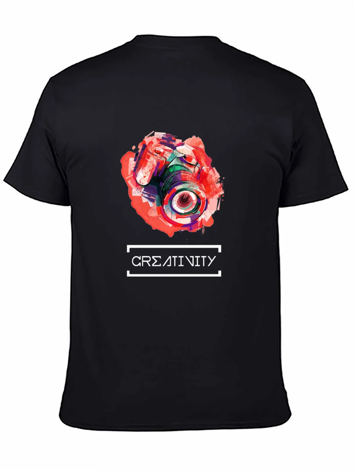 Abstract Camera Creativity T-Shirt - Unique Design product image 4