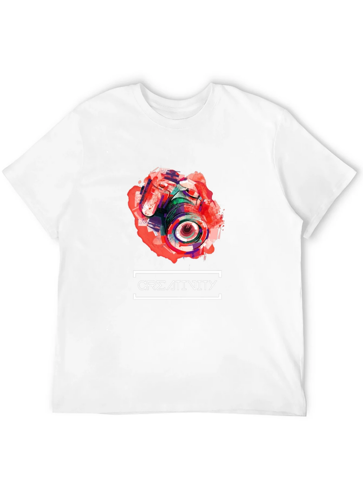 Abstract Camera Creativity T-Shirt - Unique Design product image 11